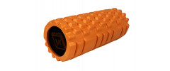 Масажний ролик EasyFit Solid Roller v.1.1s, Довжина 33 см, Діаметр 13,5 см, EVA-піна, Помаранчевий