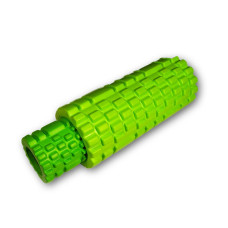Масажний ролик (валик) EasyFit Grid Roller Double 2 в 1, Довжина 33 см, Діаметр 14 см, Каркас із високоміцного пластику, Піна EVA з масажною поверхнею 3D, для МФР, фітнесу, йоги та реабілітації, Салатовий Масажний ролик (валик) EasyFit Grid Roller Double 2 в 1, Довжина 33 см, Діаметр 14 см, Каркас із високоміцного пластику, Піна EVA з масажною поверхнею 3D, для МФР, фітнесу, йоги та реабілітації, Салатовий