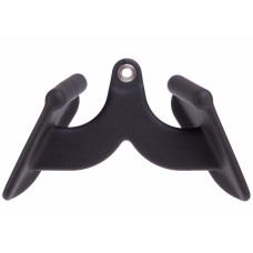 Ручка для тяги EasyFit с узким хватом, Размер 31х15 см, Сталь, Полиуретан (PU), Черный