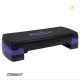 Степ-платформа EasyFit Step-B 2-ступінчаста, 68 см, пластик, чорно-фіолетовий