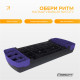 Степ-платформа EasyFit Step-B 2-ступінчаста, 68 см, пластик, чорно-фіолетовий