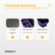 Степ-платформа EasyFit Step-B 2-ступінчаста, 68 см, пластик, чорно-фіолетовий