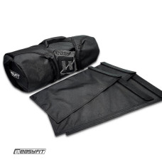 Сумка для кросфіту EasyFit Sandbag (сендбег), Мішок для піску, з ручками та регульованою вагою, на 4 філери, Вага 4-40 кг, Чорний Сумка для кросфіту EasyFit Sandbag (сендбег), Мішок для піску, з ручками та регульованою вагою, на 4 філери, Вага 4-40 кг, Чорний