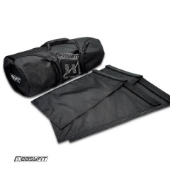 Сумка для кросфіту EasyFit Sandbag (сендбег), Мішок для піску, з ручками та регульованою вагою, на 4 філери, Вага 4-40 кг, Чорний