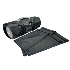 Сумка для кроссфита EasyFit Sandbag (сэндбэг), Мешок для песка, с ручками и регулируемым весом, на 4 филлера, Вес 4-40 кг, Чорный