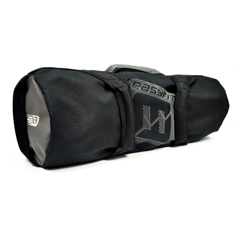 Сумка для кросфіту EasyFit Sandbag (сендбег), Мішок для піску, з ручками та регульованою вагою, на 4 філери, Вага 4-40 кг, Чорний