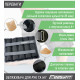 Обтяжувачі для ніг і рук EasyFit (пара), Вага 4 кг, Оксфорд, Пісок, Чорно-сірий