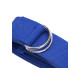Ремінь для йоги EasyFit, Довжина 183 см, Ширина 38 мм, Поліестер, Сталь, Синій