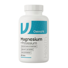 Магний, Magnesium + Potasium, OstroVit, 60 таблеток