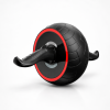 Ролик для пресса EasyFit Ab Carver Compact, Максимальная нагрузка 150 кг, Размеры колеса 18х9х35 см, Алюминий, PVC, ABS пластик, Черно-красный