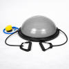 Балансувальна платформа EasyFit BOSU, Діаметр 60 см, Висота 23 см, Максимальне навантаження 120 кг, Пластик, ПВХ, Гума, Сірий