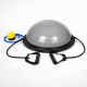 Балансировочная платформа EasyFit BOSU, Диаметр 60 см, Высота 23 см, Максимальная нагрузка 120 кг, Пластик, ПВХ, Резина, Серый