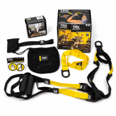 Петли TRX PRO Pack-2 (P2) (подвесные тренировочные петли, Длина 110-230 см, Ширина строп 3,8 см, Максимальный вес 160 кг, Желто-черний