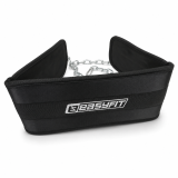 Пояс EasyFit для обтяжень, розмір M, 150 кг, оксфорд/сталь, чорний