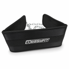 Пояс EasyFit для отягощений, размер M, 150 кг, оксфорд/сталь, черный