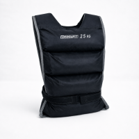 Жилет для обтяження EasyFit, Вага 25 кг, Оксфорд, Пісок, Чорний