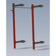Стійка силова відкидна WallFit Pro MS 115, 230×125×56 см