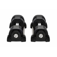 AdjustCore DuoMax 2–32 кг, наборные гантели (пара), черные/металл