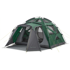 Палатка CampShield AirBase 4P Flea Pro 305, 4-местная, с внутренней сеткой, зелёная/серая