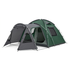 Намет AlpineBase CampShield 4P, 4-місний, з великим тамбуром, зелений/сірий