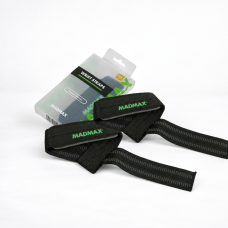 Лямки для тяги MadMax MFA-269 Non slide & slip wrist straps Black