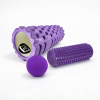 Набір для МФР: Масажний циліндр EasyFit Spindle з шипами + Масажний ролик EasyFit Grid Roller 33 см v.1.1 + Масажний м'ячик EasyFit TPR 6 см