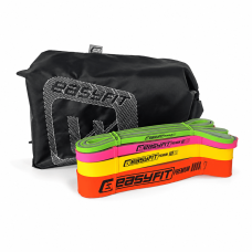Набор для комплексных тренировок EasyFit №2 "Pro Fit 2в1". Состав набора: двухслойные резиновые петли EasyFit (4в1), сопротивление 2-45 кг + наборные утяжелители для ног и рук EasyFit (вес 0,5-2,5 кг)