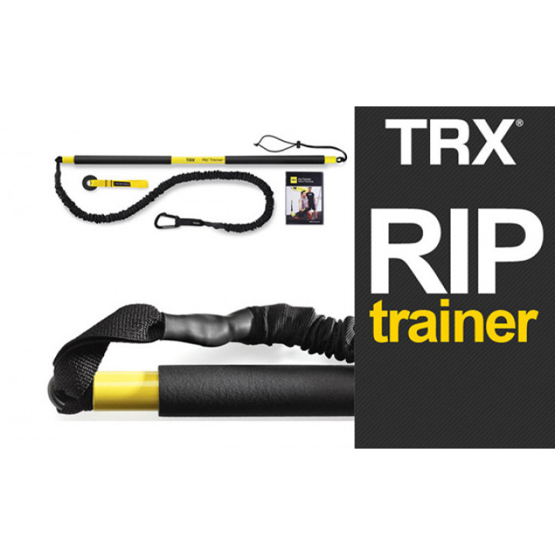 Палиця-тренажер TRX Rip Trainer (гімнастична палиця з амортизатором), Довжина палиці 100 см (складена), Діаметр 3,2 см, Доповнення до тренувань з підвісними системами і петлями TRX