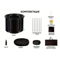 Каркасная ледяная крио ванна EasyFit круглый бассейн для оздоровления