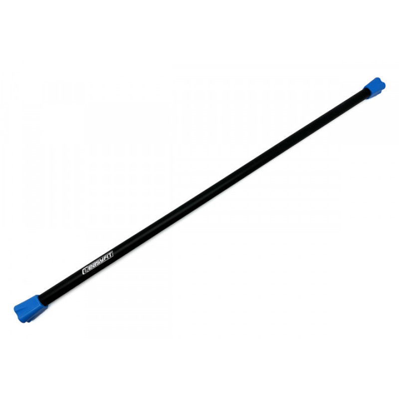 Бодібар (Body Bar) EasyFit (палка гімнастична), Вага 2 кг, Метал, Неопрен, Синій