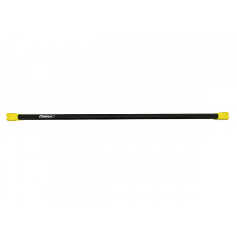Бодібар (Body Bar) EasyFit (палка гімнастична), Вага 3 кг, Метал, Неопрен, Жовтий