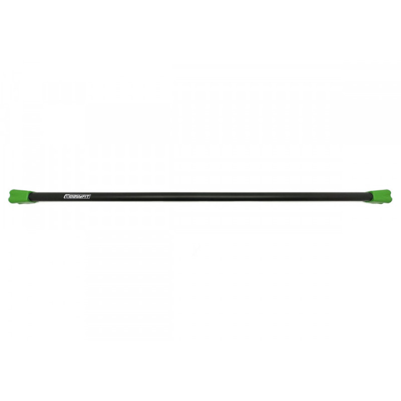 Бодібар (Body Bar) EasyFit (палка гімнастична), Вага 4 кг, Метал, Неопрен, Зелений