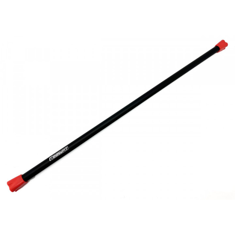 Бодібар (Body Bar) EasyFit (палка гімнастична), Вага 5 кг, Метал, Неопрен, Червоний