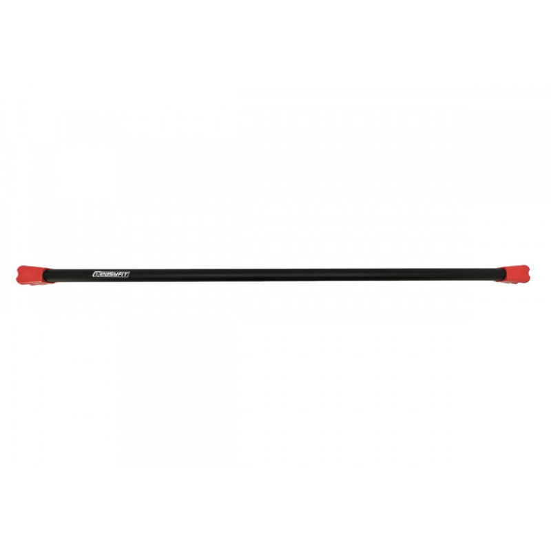 Бодібар (Body Bar) EasyFit (палка гімнастична), Вага 5 кг, Метал, Неопрен, Червоний