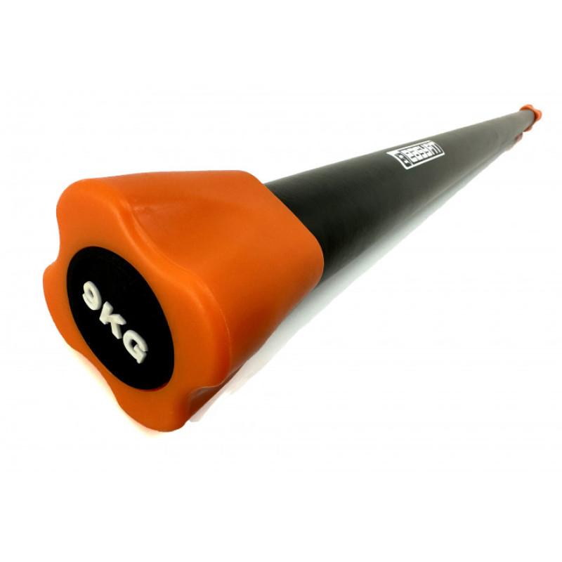 Бодібар (Body Bar) EasyFit (палка гімнастична), Вага 9 кг, Метал, Неопрен, Помаранчевий