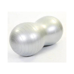 Мяч для фитнеса EasyFit Peanut (фитбол орех-арахис), Диаметр 45 см, Длина 90 см, Серый