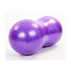 Мяч для фитнеса EasyFit Peanut (фитбол орех-арахис), Диаметр 45 см, Длина 90 см, Фиолетовый 