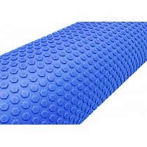 Массажный ролик (валик) EasyFit Foam Roller, Длина 60 см, Диаметр 15 см, Пена EVA с мелкой массажной поверхностью, для МФР, фитнеса, йоги и реабилитации, Синий