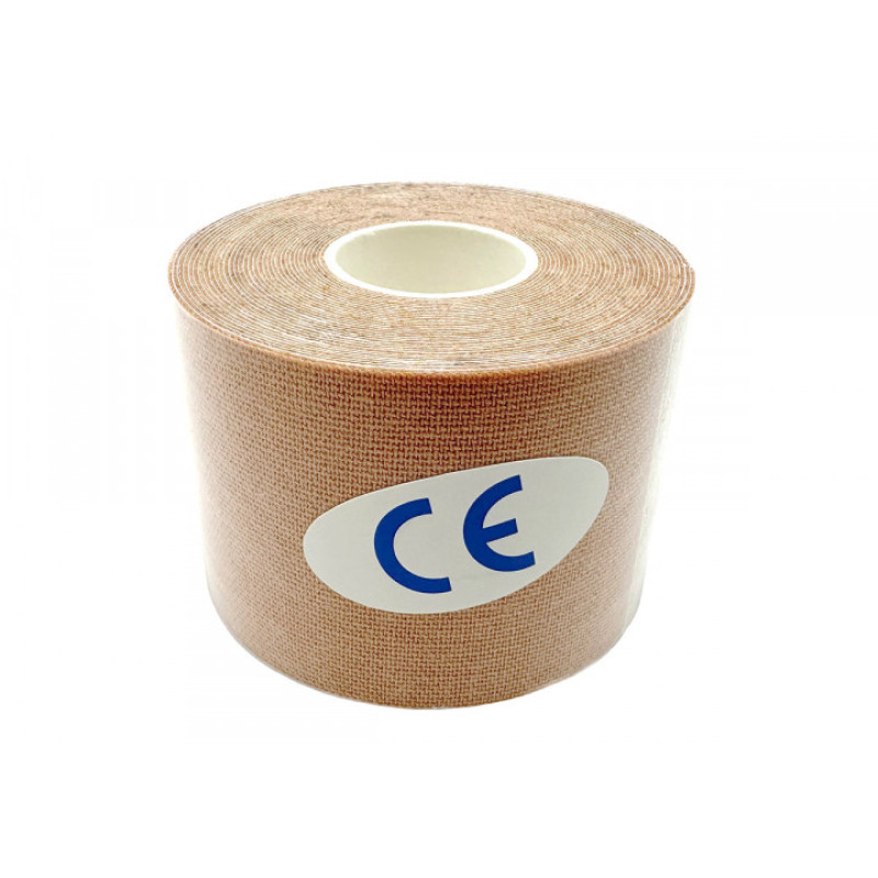 Кінезіологічний тейп EasyFit Kinesio, Довжина 5 м, Бежевий