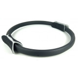 Кільце для пілатесу EasyFit, Діаметр 38 см, Поліпропілен, EVA, Чорний