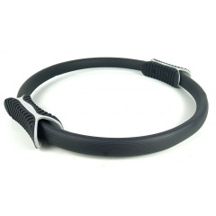 Кольцо для пилатеса EasyFit, Диаметр 38 см, Полипропилен, EVA, Черный
