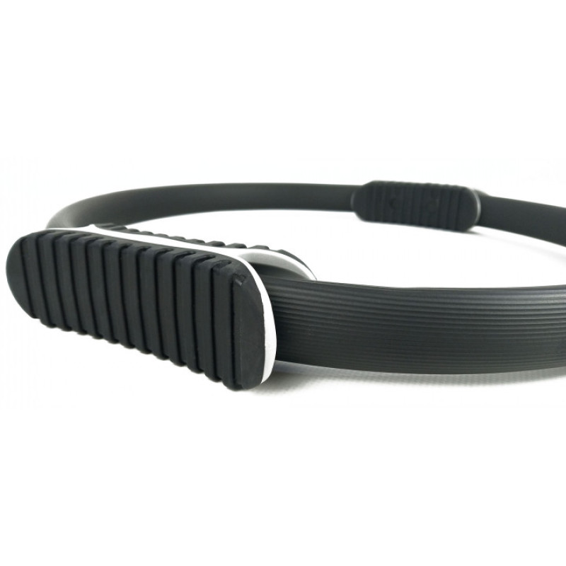 Кольцо для пилатеса EasyFit, Диаметр 38 см, Полипропилен, EVA, Черный