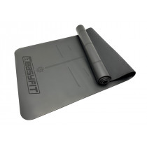 Профессиональный коврик EasyFit Pro для йоги, 184x68 см, толщина 5 мм, каучук, черный