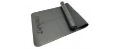 Профессиональный коврик EasyFit Pro для йоги, 184x68 см, толщина 5 мм, каучук, черный