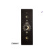 Килимок EasyFit BlackMoon для йоги, довжина 183 см, ширина 61 см, товщина 3 мм, каучук/замша, чорний