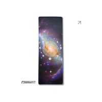 Килимок EasyFit Light BlueMoon для йоги, довжина 183 см, ширина 61 см, товщина 3 мм, каучук/замша, фіолетовий