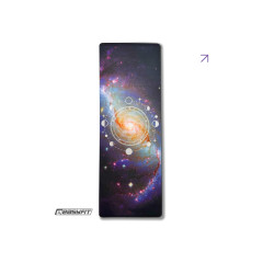 Коврик EasyFit Light BlueMoon для йоги, длина 183 см, ширина 61 см, толщина 3 мм, каучук/замша, фиолетовый