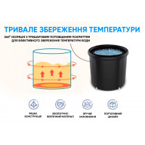 Каркасная ледяная крио ванна EasyFit круглый бассейн для оздоровления