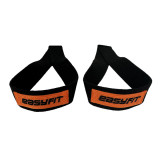 Лямки атлетичні EasyFit Delta для станової тяги, Довжина 55 см, Ширина 3,5 см, Чорно-помаранчевий