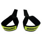 Лямки атлетичні EasyFit Delta Long для станової тяги, Довжина 69 см, Ширина 3,5 см, Чорно-жовтий